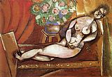 Reclining Nude by Marc Chagall